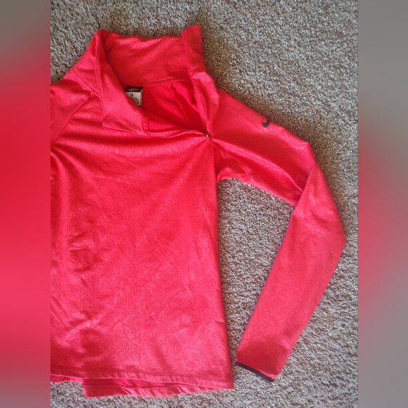 Nike Pro Dri-fit Running Angle Zip Long Sleeve Pullover - Picture 4 of 12